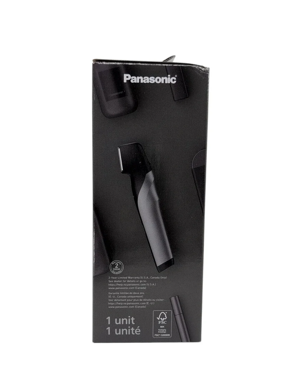 Panasonic ER-GK80-S Body Groomer Trimmer Wet Dry Rechargeable Silver Men